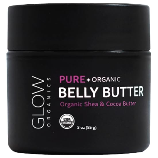 Belly Butter for Pregnancy, 100% Organic Stretch Mark Cream, Maternity Skincare for Itchy Skin & Scars, Safe Daily Ritual for Moms, 3.8oz