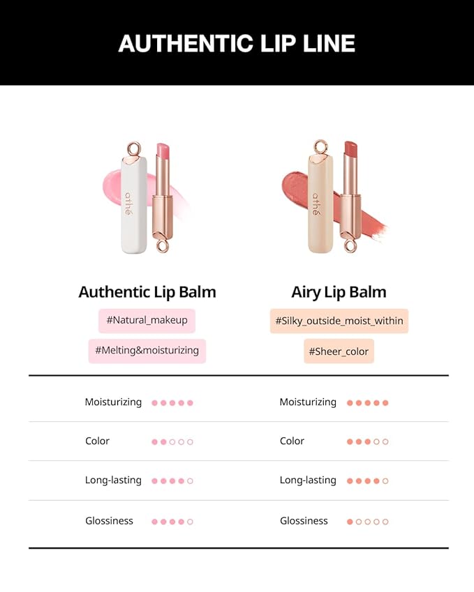 ATHÉ Authentic Airy Lip Balm 09 CHERRY VERY MUCH, Korean Vegan Color Lip Blam, Flake-Free Slim Fit Lips, Silky Powdery Finish & Air-like Blurring with Vibrant Colors, 0.11oz.