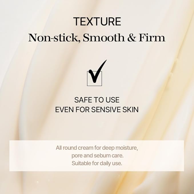 mixsoon Bean Cream - Intensive Moisture Face Cream For Smooth, Nourished Skin, Pore & Sebum Care - Korean Skincare For Glass Skin - Non-stick (1.69 fl.oz / 50ml)