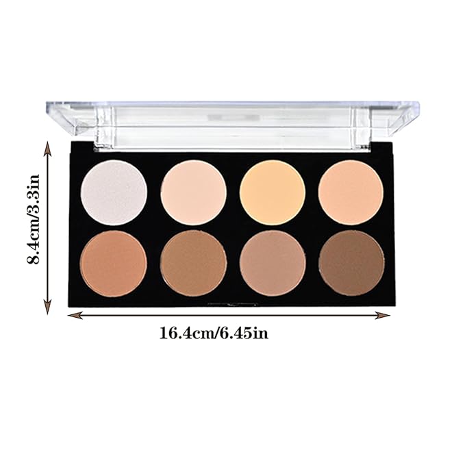Makeup Highlight & Contour Pro Palette Lightweight Blendable Long Lasting Waterproof Non-Smudge Natural Makeup Contour