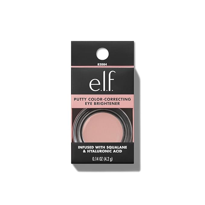 e.l.f. Putty Color-Correcting Eye Brightener, Under-eye Brightener & Primer Reduces Appearance Of Dark Circles, Vegan & Cruelty-Free, Fair