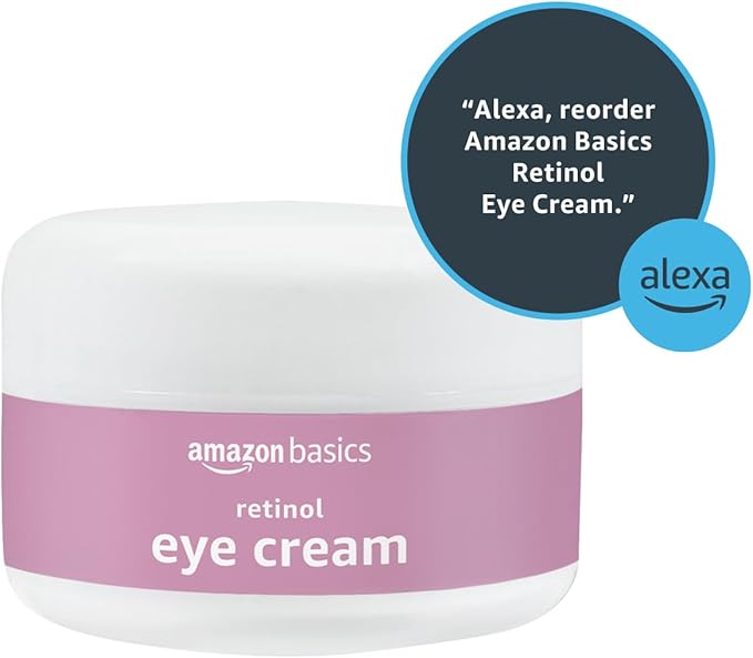 Amazon Basics Retinol Eye Cream, Fragrance Free, 0.5 Ounces, 1-Pack
