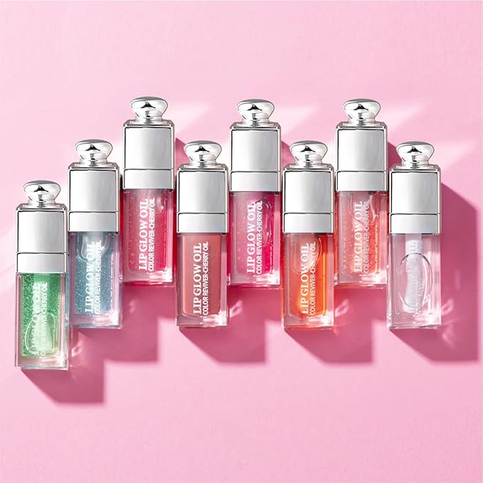 Hydrating Lip Glow Oil, Moisturizing Plumper Lip Gloss, Transparent Plumping Balm, Tinted Balm Care 0.2 OZ - 006 BERRY