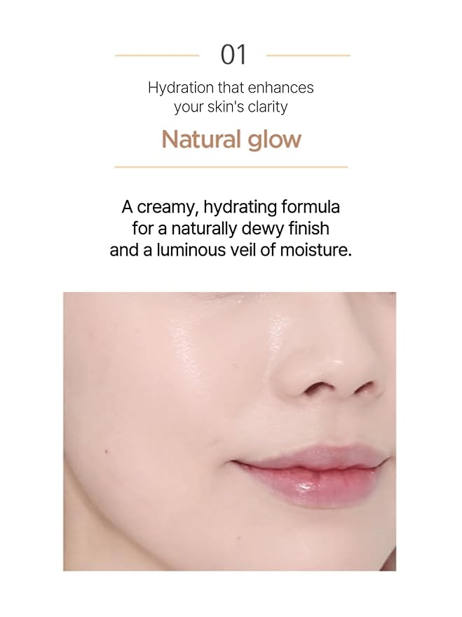 JUNG SAEM MOOL Essential Skin Nuder Cushion 25 Bronze 0.49 Fl Oz (Refill Only, SPF 50 Broad Spectrum) | Natural Radiant Finish, Lightweight Hydration, Korean Cushion Foundation