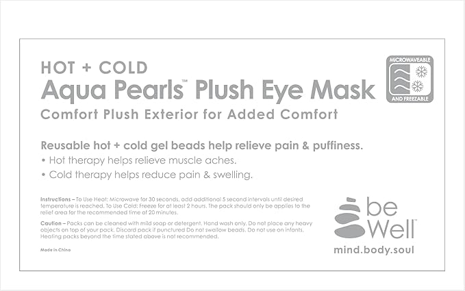 Cooling Eye Mask Reusable Gel Eye Mask for Puffy Eyes,Ice Eye Mask Cold Eye Mask Frozen with Plush Backing for Headache,Migraine,Stress Relief-Color Pastel Pink