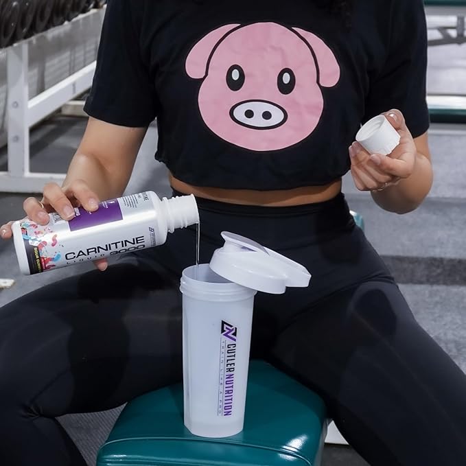 Cutler Nutrition Liquid L-Carnitine Supplement with Acetyl L-Carnitine & L-Carnitine Tartrate Forms - Pre Workout Formula for Optimal Absorption, Energy & Muscle Support