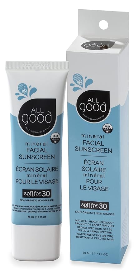 All Good SPF 15 Lip Balm & Facial Sunscreen Bundle - Calendula, Olive Oil, Beeswax, Vitamin E - Includes (1) SPF 15 Lip Balm 3-Pack, and (1) SPF 30 Facial Sunscreen