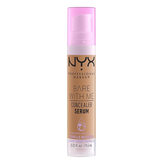 NYX PROFESSIONAL MAKEUP Bare With Me Concealer Serum, Up To 24Hr Hydration - Sand
