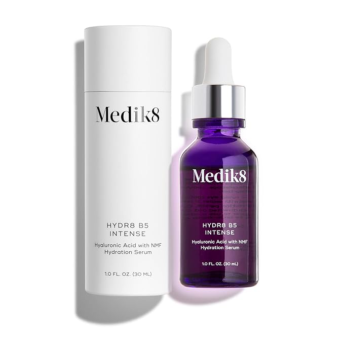 Medik8 Hydr8 B5 Intense - Hyaluronic Acid Serum - Moisturizing and Antioxidant Serum for Face - Smooths Fine Lines and Wrinkles - Vegan - 1.0 oz