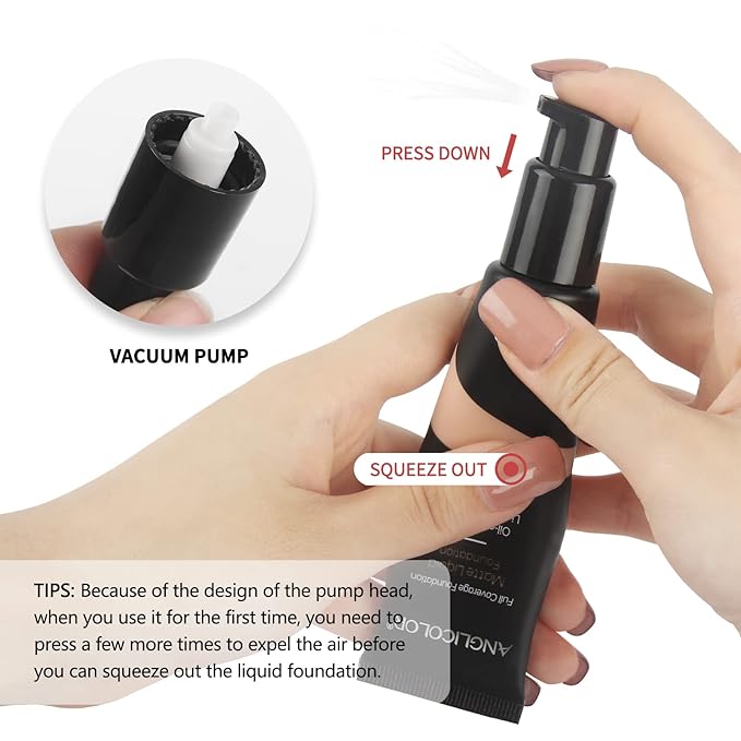 Matte Oil Control Concealer Foundation Flawless Soft Long Lasting Foundation Makeup,Waterproof Full Coverage Face Makeup Strong Concealer Foundation for Oily Acne Skin (#101 Porcelain)