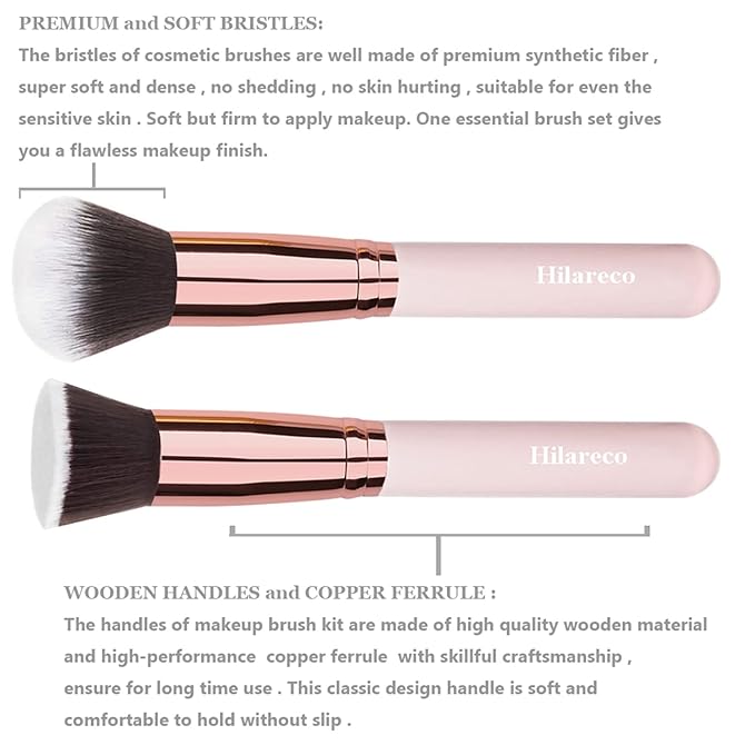 PHOERA Foundation Makeup for Wome Full Coverage Foundation Set,Face Primer Foundation Brush Powder Brush,5 Makeup Sponge,30ml PHOERA 24HR Matte Oil Control Concealer (2 PCS 101 Porcelain)
