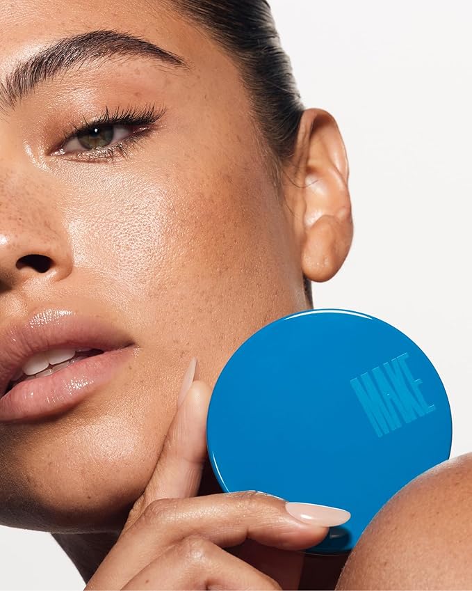 MAKE Beauty Skin Mimetic Microsuede Bronzer Powder - Matte Bronzing Powder Contour, Buildable Formula, Non Comedogenic, Long Lasting Color. Shade - Zodiac for Deep to Dark Skin