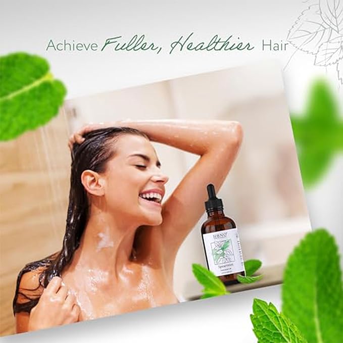 HBNO Spearmint Essential Oil - Huge 4 oz (120ml) Value Size - Natural Spearmint Oil - Perfect for Cleaning, Aromatherapy, DIY, Soap & Diffuser -