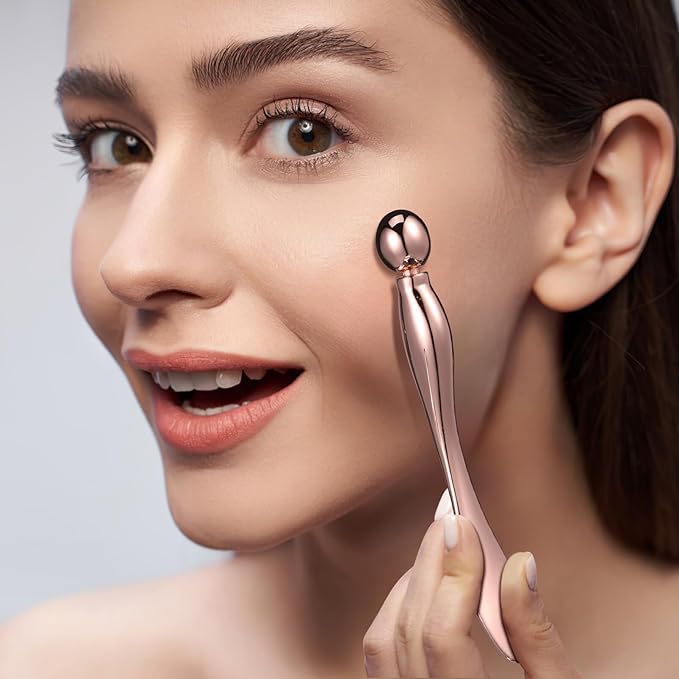 6 Pcs Metal Eye Cream Applicator Eye Roller Tool Eye Cream Applicator Stick Facial for Reducing Puffiness Wrinkle