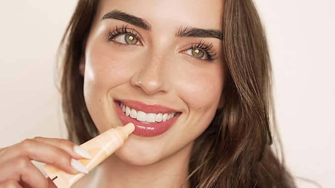 YUGLO Lip Sleeping Mask with Multi-Peptides | Peach Flavor | Hydrating & Plumping Lip Treatment for โจDry, Chapped Lips | Nourishes & Moisturizes | Overnight Lip Repair