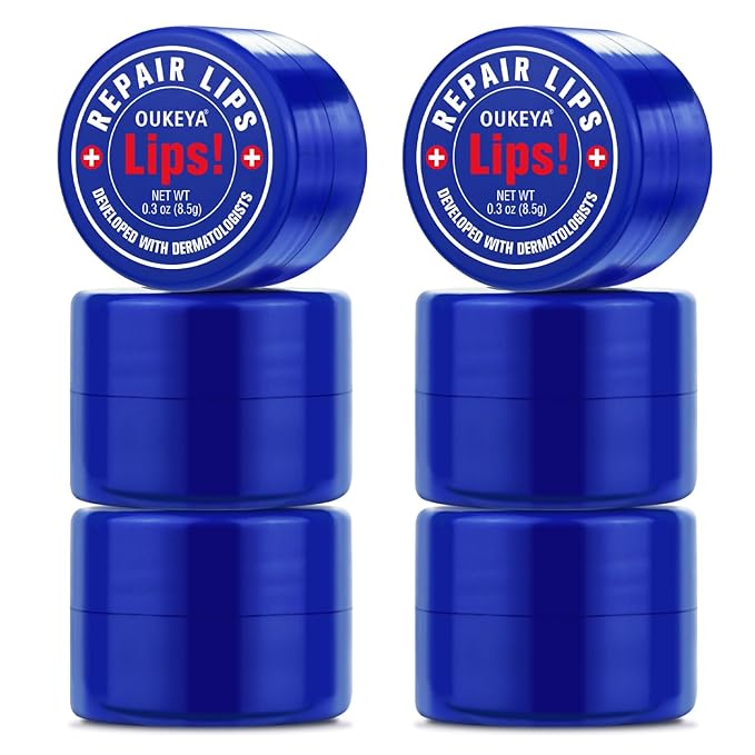 Lip Balm Treatment with Beeswax, Peppermint Oil,Natural Formula Lip Balm with Vitamin E & C Lips Daily Conditioning 24 hrs Long-lasting Moisture, Gentle Exfoliation Prevent Dryness & Chapping