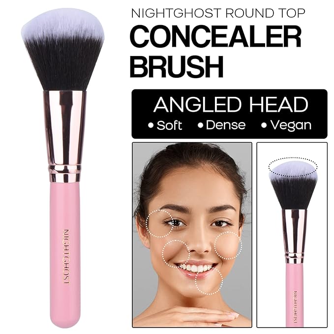 Makeup Kit for Women Included 2 Phoera Foundation SPF 20+ 30ml Matte Oil Control, 2 Kabuki Makeup Brushes, Phoera Primer, Powder Foundation, 2 Makeup Sponges (101 Porcelain + 102 Nude)