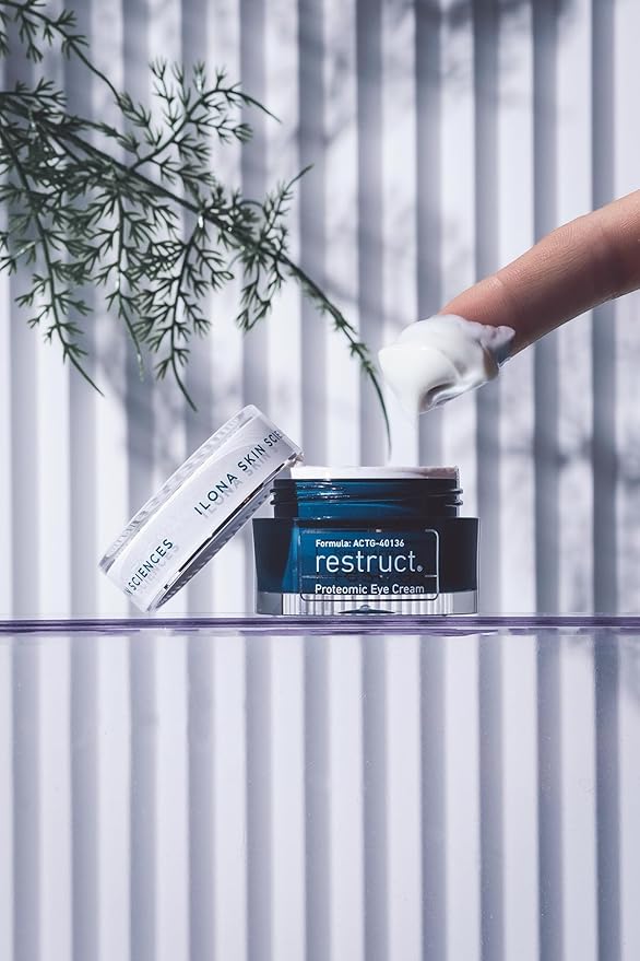 ILONA Restruct Proteomic Under Eye Cream | Proteoglycan Eye Cream Reestablishes Firmness and Smoothness | 0.5 oz