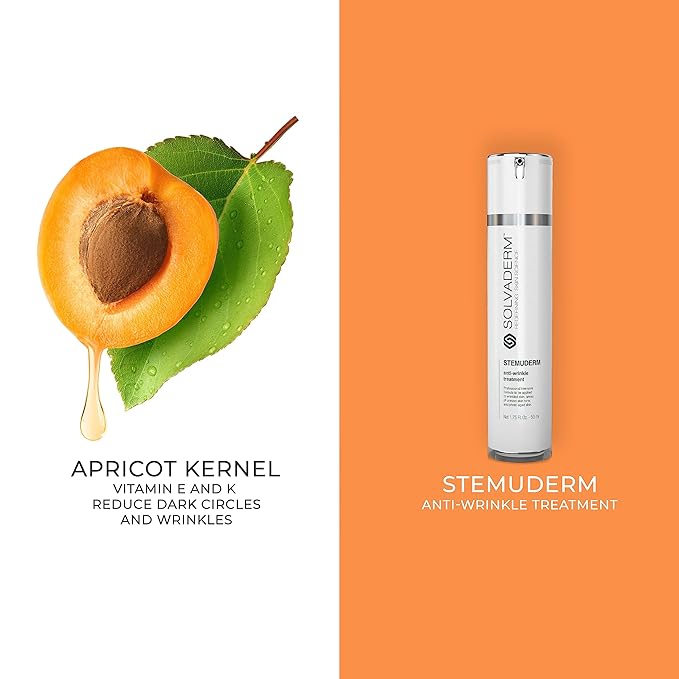 Stemuderm Face & Eye Cream - Anti Aging Skincare - Daily Moisturizer for Fine Lines, Wrinkles & Eyebags - Supports Natural Production of Collagen & Elastin - Organic Plant Based Stem Cells - 1.7 fl oz