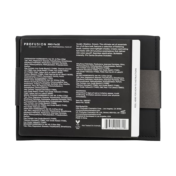 Profusion Cosmetics - Trendsetter Collection Pro Face Kit Blusher Bronzer Eyeshadow 32pcs