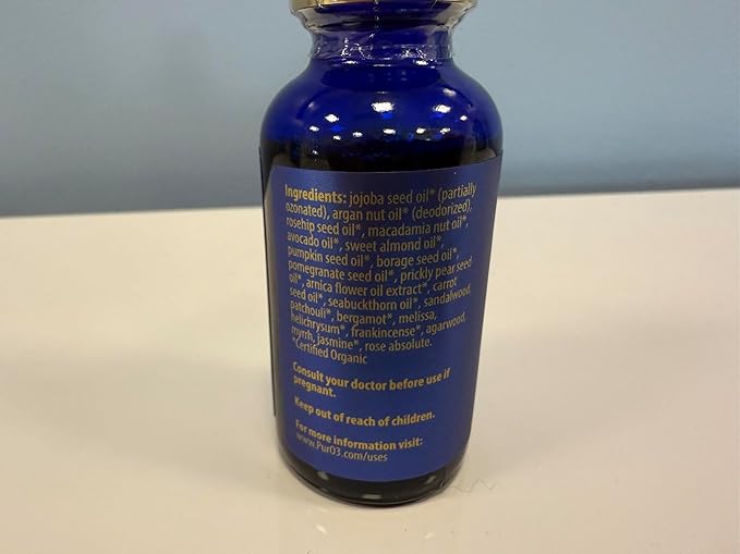 PurO3 Beauty Oil – Vegan Hydrating Face Oil with Activated Oxygen – Natural Skin Care for Radiant and Smooth Skin, 30 ml