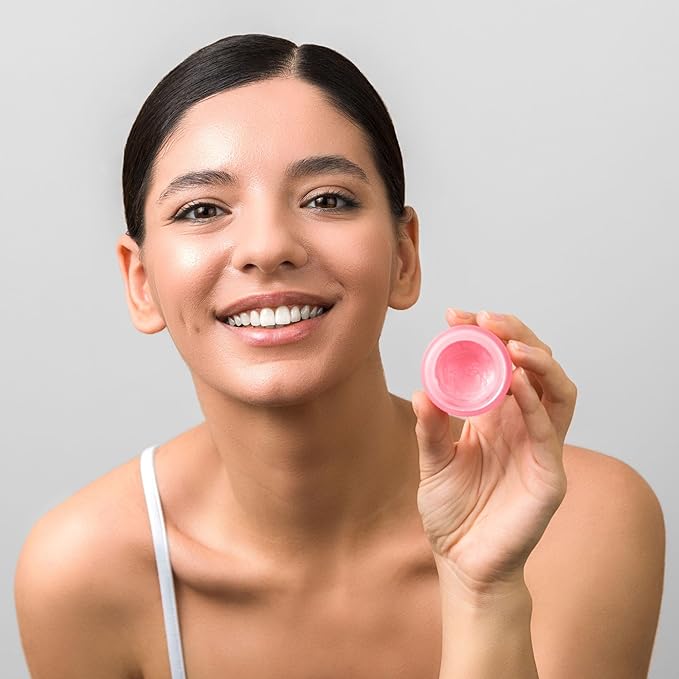 PURSONIC Lip Mask Overnight for Ultimate Lip Care - Hydrating Lip Moisturizer for Plump Lips Infused with Double Flavor Cherry Blossom and Berries - 2 Packs