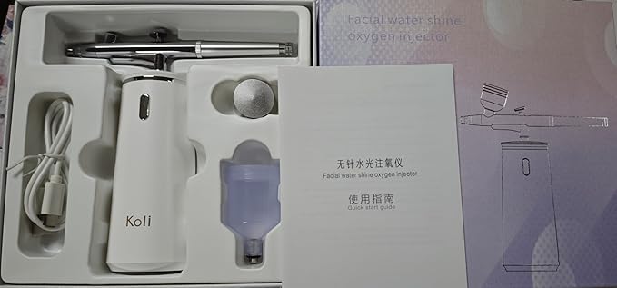 Facial Mist Spray Machine – 0.3mm Oxygen Micro Mist for Toner & Serum Infusion | High-Pressure Hydration & Skin Cooling Steamer for Home & Salon Use – Koli Z2