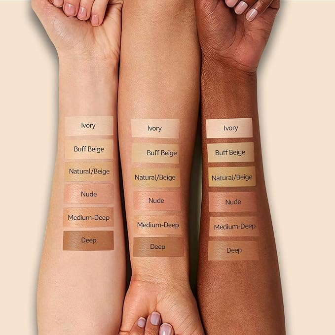 Mushroom Head Air Cushion CC Cream Foundation - Moisturizing & Long-Lasting BB Cream Concealer Makeup Base for All Skin Types, Brighten Long - Lasting Even Color Correcting Concealer (Buff Beige)