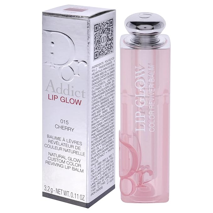 Christian Dior Addict Lip Glow - 015 Cherry by Christian Dior for Women - 0.11 oz Lip Balm