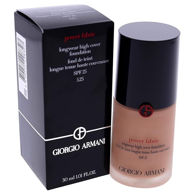 Power Fabric Longwear High Cover Foundation SPF 25-5.25 by Giorgio Armani for Women - 1 oz Foundation