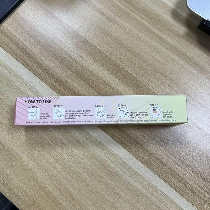 Contour Stick With Cushion Applicator,Liquid Contour Wand,Cream Contour Smooth,Bronzer Stick Lightweight Liquid Bronzer For Face (02#Fair/Medium)