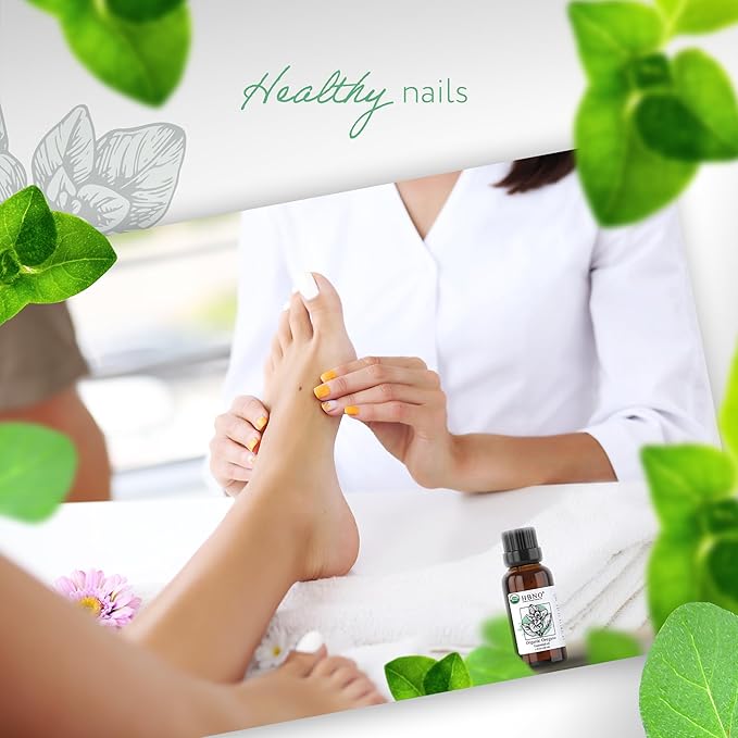 HBNO Organic Oregano Essential Oil - 1 oz (30ml) - USDA Certified Organic Oregano Essential Oil for Aromatherapy, Soap Making, DIY, Fragrances, Diffuser.