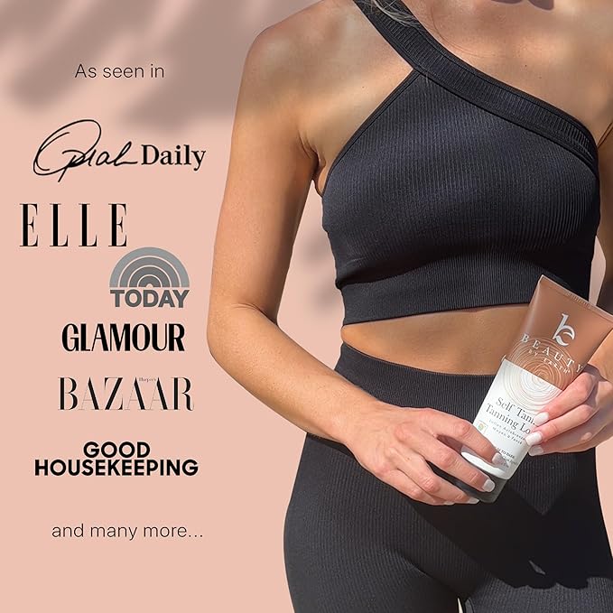 Tanning Lotion Self Tanner - USA Made with Natural and Organic Ingredients Non Toxic Sunless Browning Lotion, Best Gradual Tanner for Men and Women, Streak-Free Fake Tan, Fair to Medium