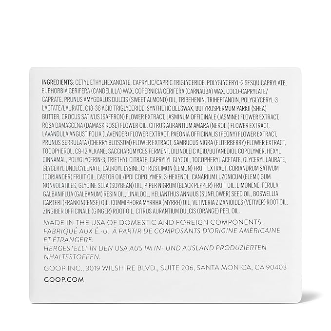 goop Beauty Cleansing Balm | Makeup Remover & Facial Cleanser for Sensitive Skin | Saffron Extract, Vitamin E, & Biofermented Cleansing Microspheres | Removes Dirt, Pollution, & Sunscreen | 3.4 fl oz