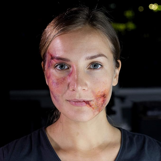 FX Alcohol-Activated 12 Colors Makeup Palette, Highly Pigmented Professional Makeup for the Stage, Film, Costumes, Cosplay, SFX, Performance Arts