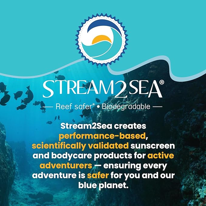 STREAM 2 SEA SPF 20 Biodegradable Mineral Sunscreen, 3 Fl oz Paraben Free Non Greasy and Moisturizing Reef Safe Sunscreen For Face and Body Protection Against UVA and UVB