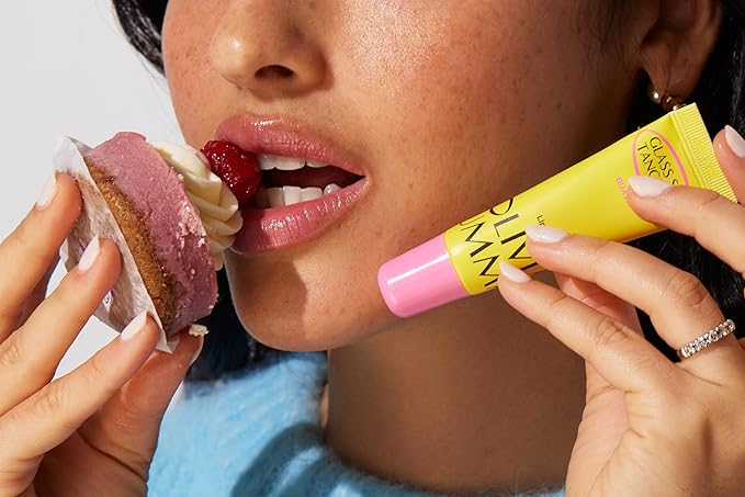 Glass Skin Tanghulu Liptox Guava Infused for Dry Cracked Lips, Korean Lip Care Moistorizer