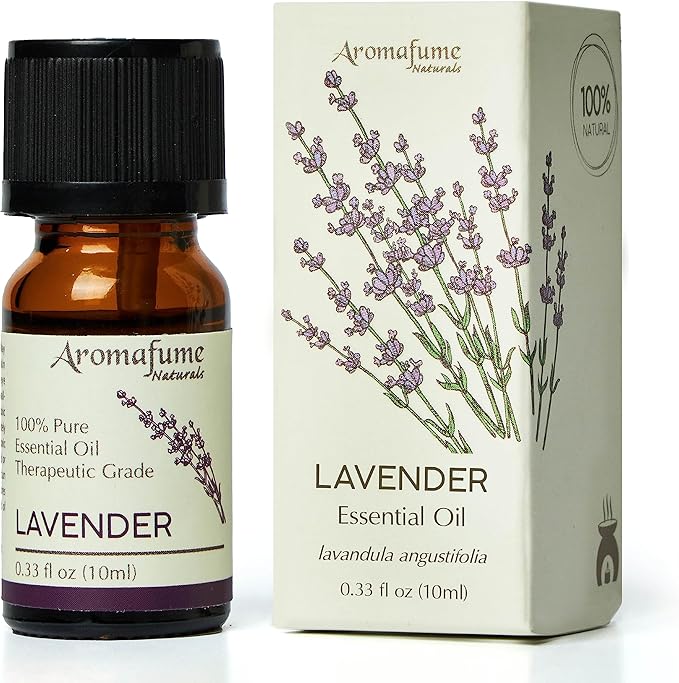 AROMAFUME Lavender Essential Oil - 100% Natural, Therapeutic Grade Essential Oil - Aromatherapy Oil for Diffusers, Gifts for Her - 10ml