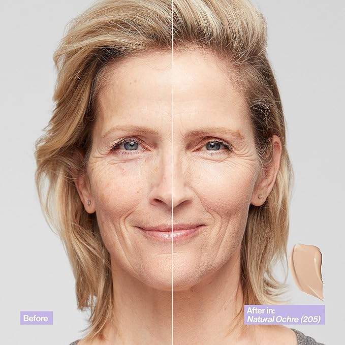 Revlon Illuminance Skin-Caring Liquid Foundation, Hyaluronic Acid, Hydrating and Nourishing Formula with Medium Coverage, 213 Light Natural (Pack of 1)