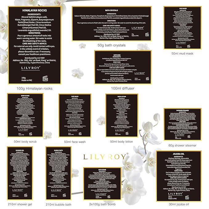 Mothers Day Gifts for Mom - Luxury 18-Piece Gold Leather Spa Gift Set, Premium Bath Collection with Bath Bomb | Father's Day Christmas Birthday Gifts, All Occasion Ultimate Holiday Gift for Her & Him