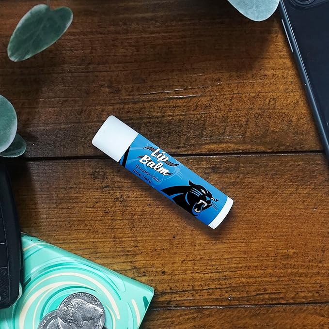 FANMATS 34623 Carolina Panthers Smooth Mint SPF 15 Lip Balm