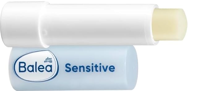 Balea Lip Care Sensitive, Moisturizing Lip Balm with Aloe Vera 9.6 g (pack of 2) - German product