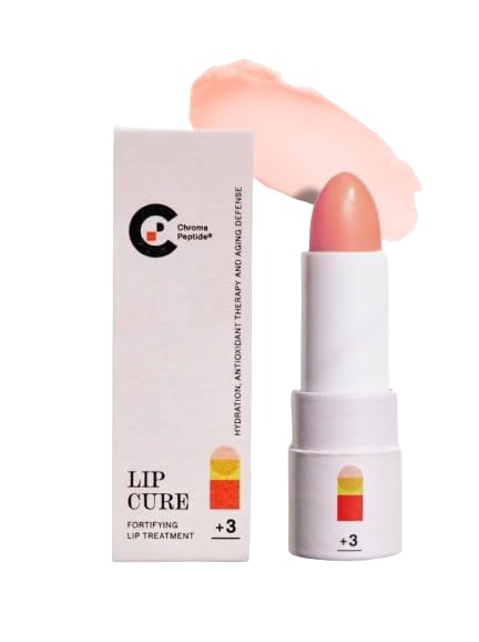 Lip Cure +3 Fortifying Lip Treatment | Soothing, Hydrating, Moisturizing, Skin Barrier Protecting, Fine Line Targeting, Tinted Balm Formula