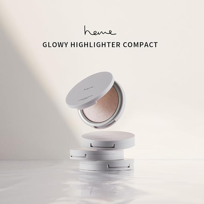 heme Glowy Highlighter Compact 5.5g (03 Dawn Gold)