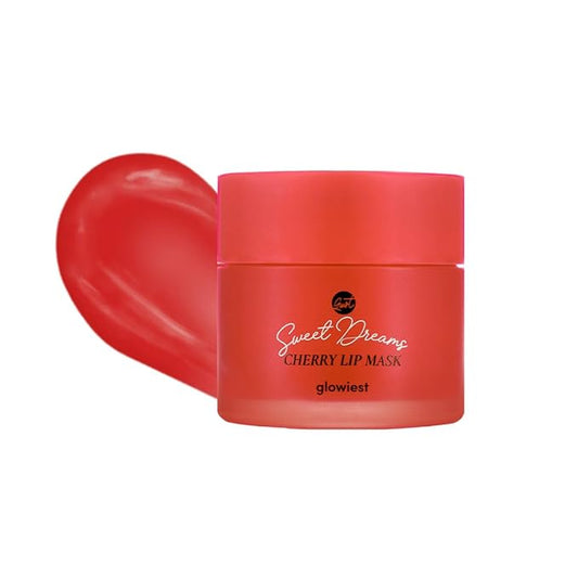 Sweet Dreams Lip Mask-Nourishing, Plumping and Hydrating Lip Balm | Ecofriendly Lip Sleeping Mask | Hyaluronic Acids + Vitamin C + Shea Butter + Antioxidants l Cherry- 0.7 oz