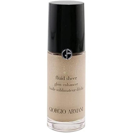Fluid Sheer Glow Enhancer - 02 Champagne by Giorgio Armani for Women - 0.6 oz Makeup