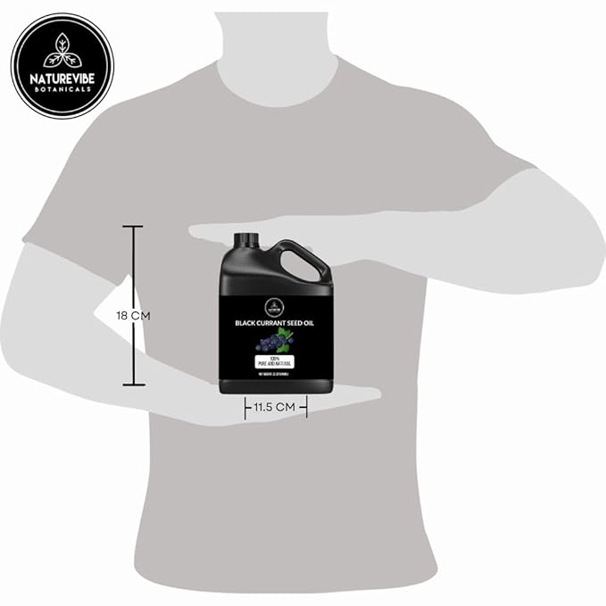 Naturevibe Botanicals Black Currant Oil 32 Ounces | 100% Pure and Natural | Great for Skin Care and Hair Care