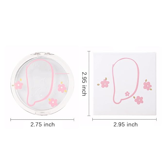 Face Oil Control Pressed Setting Powder-Clarifying Finishing Powder,Waterproof Long Lasting Translucent Powder Setting Powder Makeup,Blurs Fine Lines&Imperfections,Suitable for All-Day Use