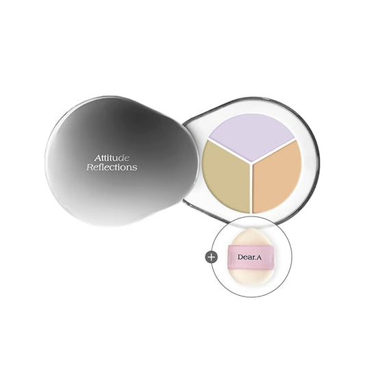 Dr.Althea Dear.A Perfect Cover Concealer Palette - Vegan Fomula, Conceal, Cover, Correct, Contour, Highlight, Multi concealer balette, Finger puff included (C03)