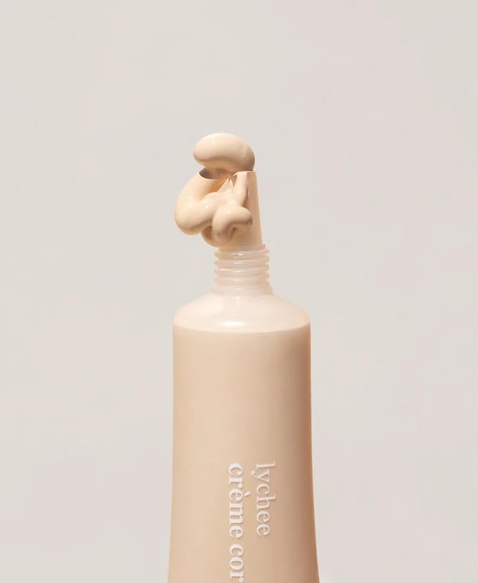 Ere Perez - Natural Lychee Crème Corrector | Vegan, Cruelty-Free, Clean Beauty (Uno – Alabaster Sand, 0.33 oz | 10 ml)